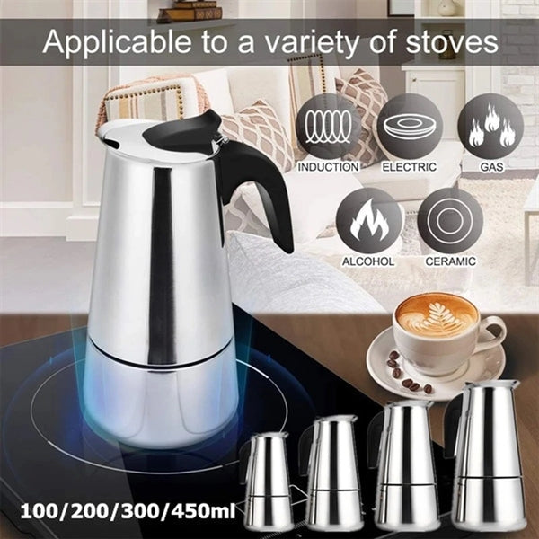 10 Oz Coffee Moka Pot