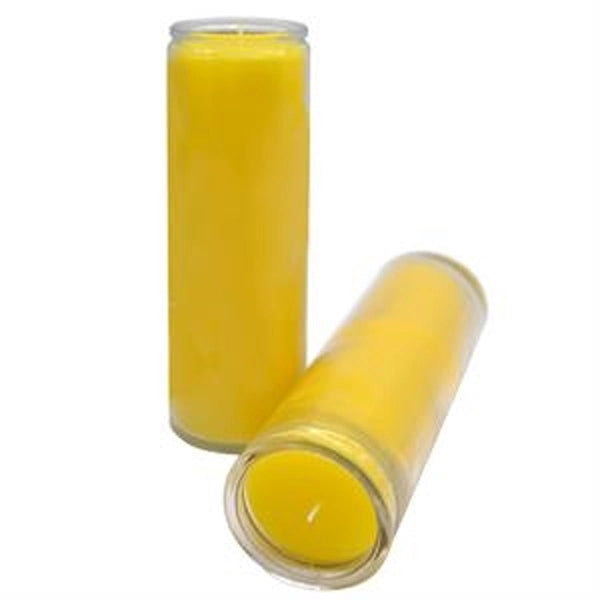15 oz. Glass Religious Candle