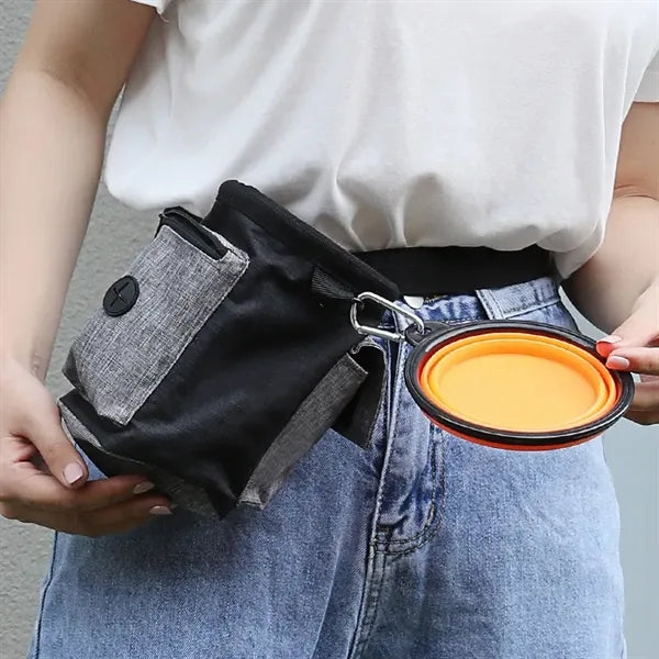 Outdoor large volume pet training Fanny pack