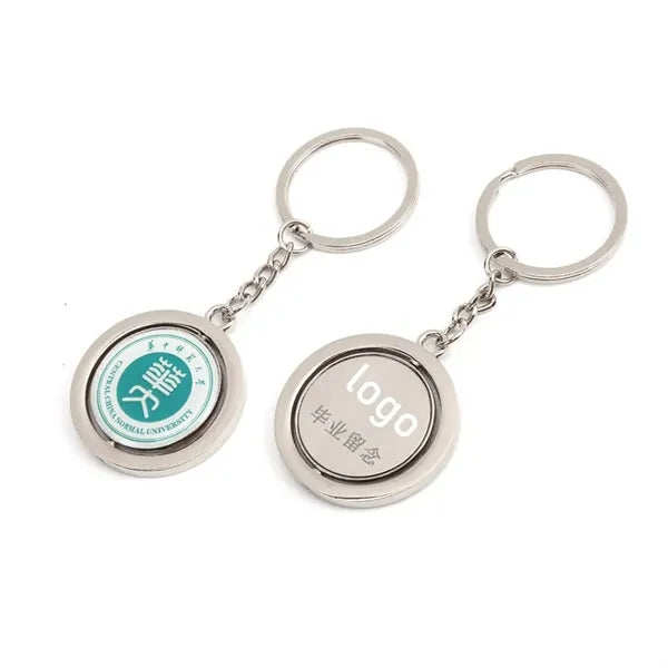 Rotating Metal Keychain