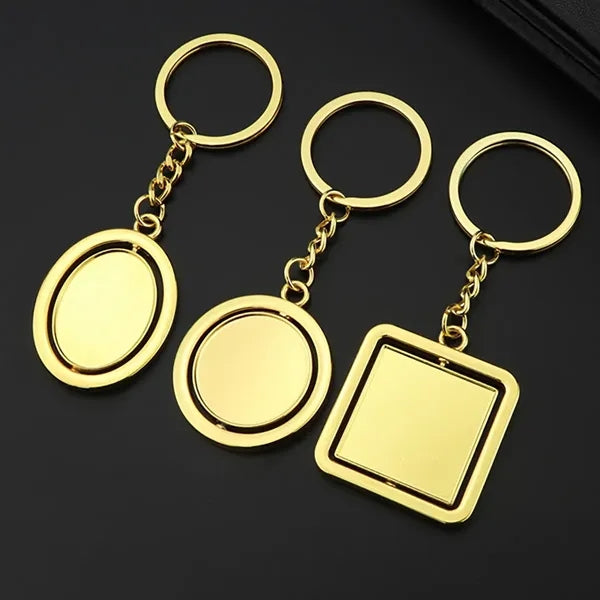 Rotating Metal Keychain