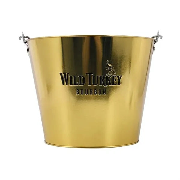 5Qt gold multi-purpose Metal bucket