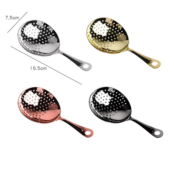 Julep Strainer Ice filter Skimmer Slotted Spoon