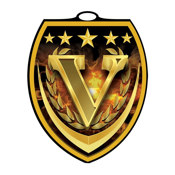 Full Color Shield Medals