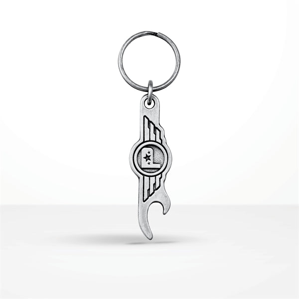 Classic Hook-Style Bottle Opener Key Chain