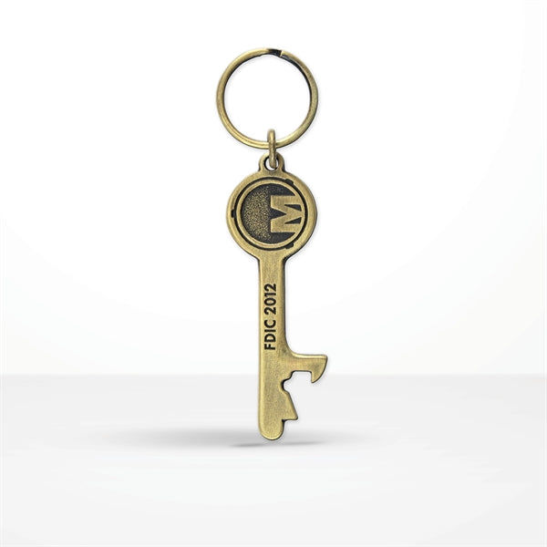 Classic Hook-Style Bottle Opener Key Chain