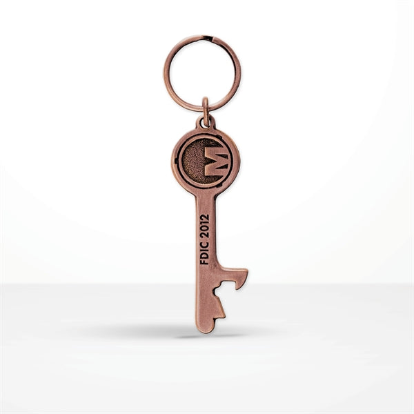 Classic Hook-Style Bottle Opener Key Chain