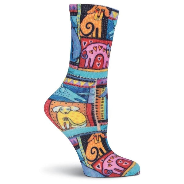 Ankle cut sublimated full color Socks, 200 needle