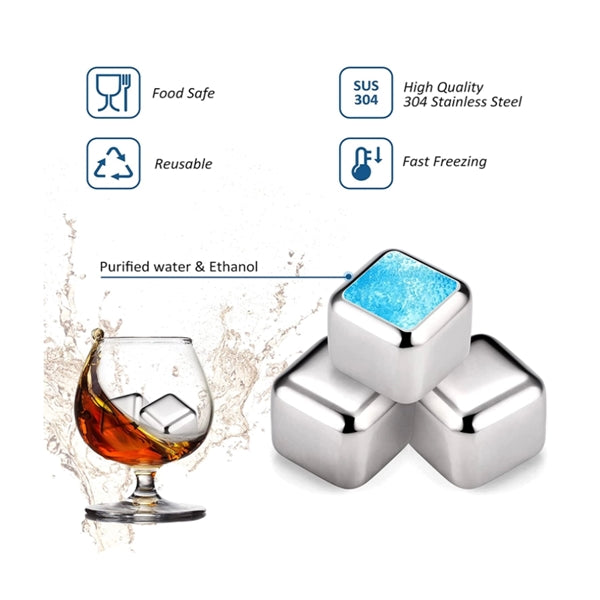 Stainless Steel Ice Cube