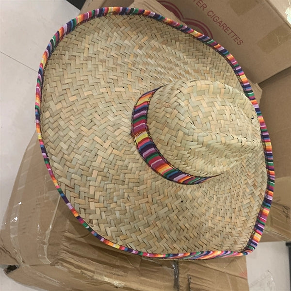 Natural Straw Fiesta Sombrero Hat