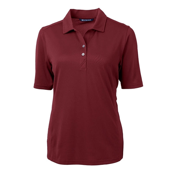 Cutter and Buck Ladies Virtue Eco Pique Recycled Polo