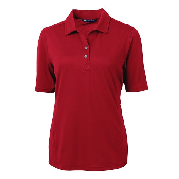 Cutter and Buck Ladies Virtue Eco Pique Recycled Polo