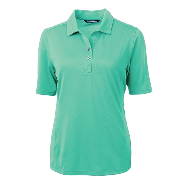 Cutter and Buck Ladies Virtue Eco Pique Recycled Polo