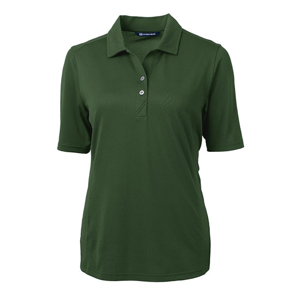 Cutter and Buck Ladies Virtue Eco Pique Recycled Polo