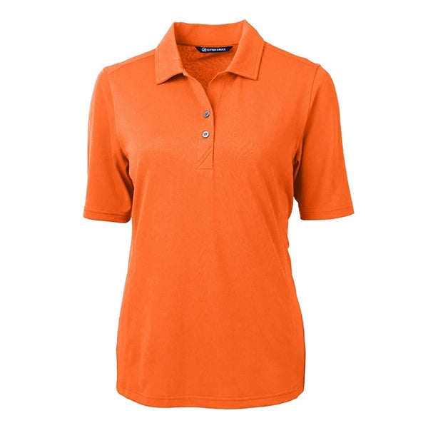 Cutter and Buck Ladies Virtue Eco Pique Recycled Polo