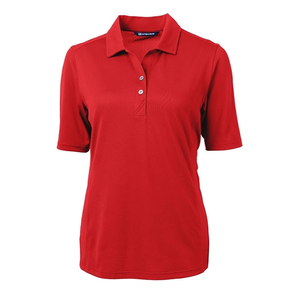 Cutter and Buck Ladies Virtue Eco Pique Recycled Polo