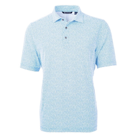 Cutter & Buck Virtue Eco Pique Botanical Print Recycled Polo