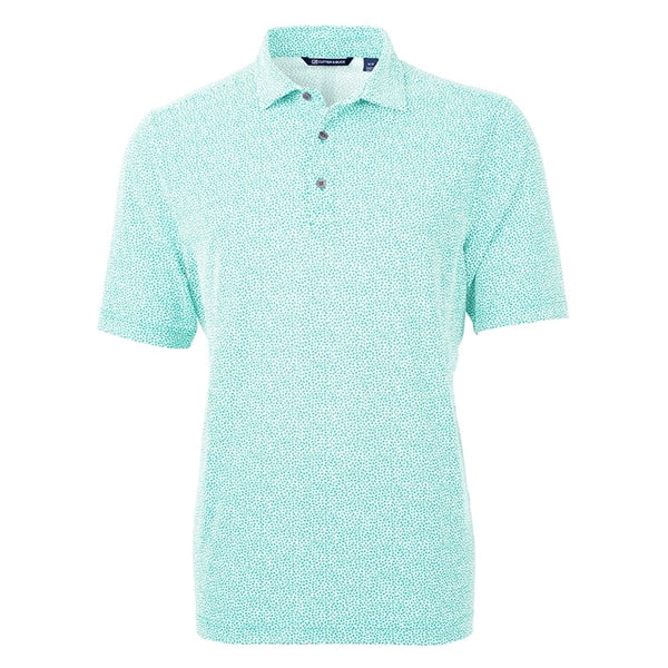 Cutter & Buck Virtue Eco Pique Botanical Print Recycled Polo