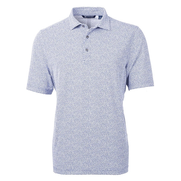 Cutter & Buck Virtue Eco Pique Botanical Print Recycled Polo