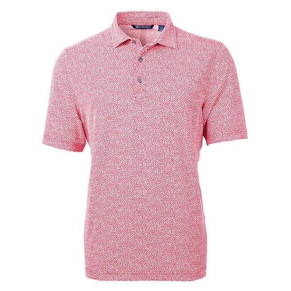 Cutter & Buck Virtue Eco Pique Botanical Print Recycled Polo
