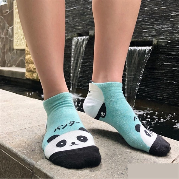 Low cut knit running socks w/ bottom cushion for comfortwear