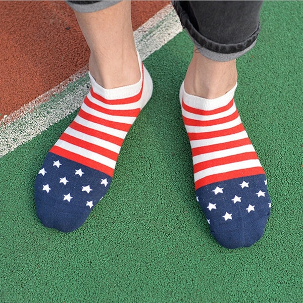 Low cut knit running socks w/ bottom cushion for comfortwear