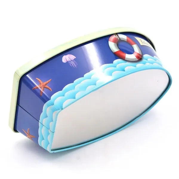 Boat Shaped Tin Box