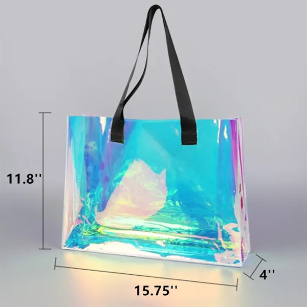 Holographic Clear PVC Bag