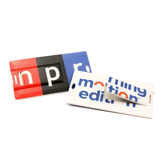 Compact Card Flip Custom Flash Drive