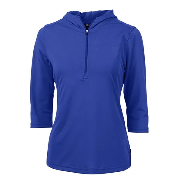 Cutter & Buck Ladies Virtue Eco Pique Recycled Half Zip
