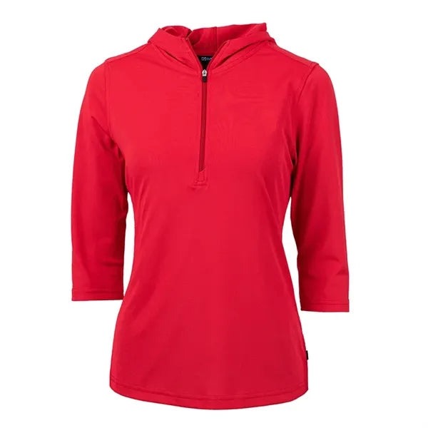 Cutter & Buck Ladies Virtue Eco Pique Recycled Half Zip
