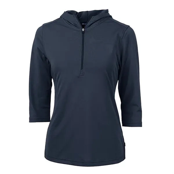 Cutter & Buck Ladies Virtue Eco Pique Recycled Half Zip