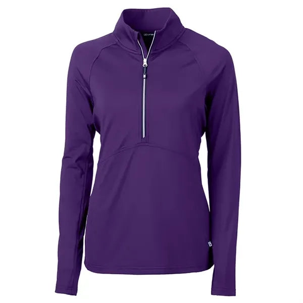 Cutter & Buck Ladies Adapt Eco Knit Stretch Pullover