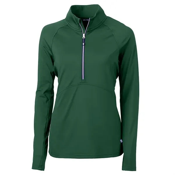 Cutter & Buck Ladies Adapt Eco Knit Stretch Pullover