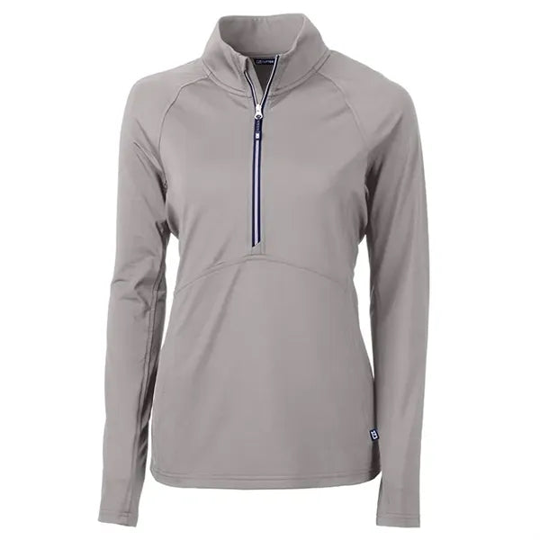 Cutter & Buck Ladies Adapt Eco Knit Stretch Pullover
