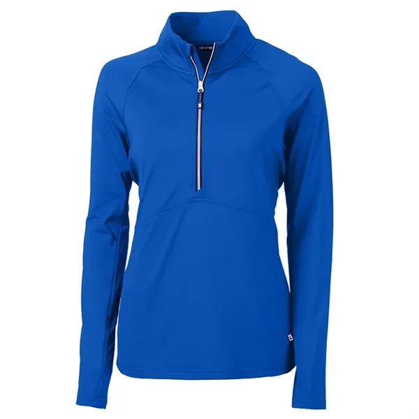 Cutter & Buck Ladies Adapt Eco Knit Stretch Pullover
