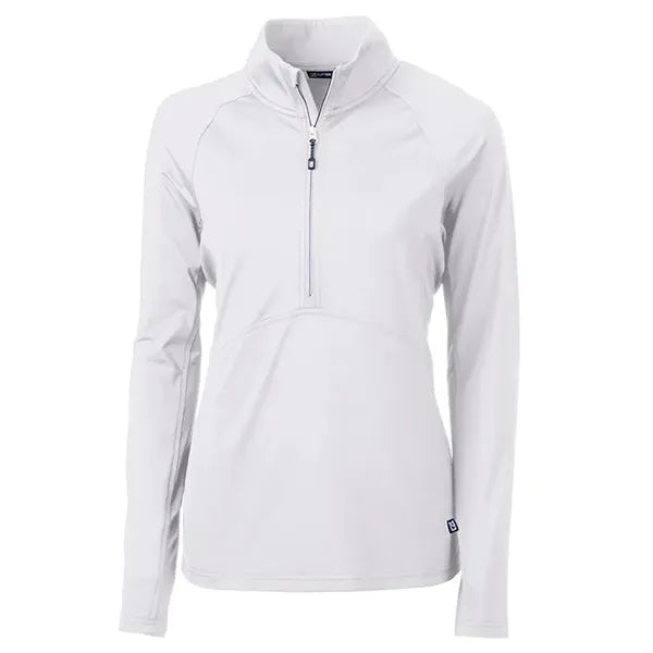 Cutter & Buck Ladies Adapt Eco Knit Stretch Pullover