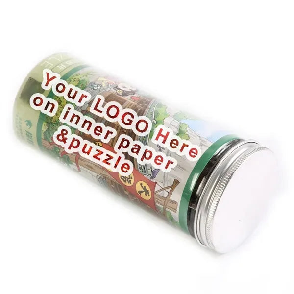 80 Pieces Tube Can Puzzle Set