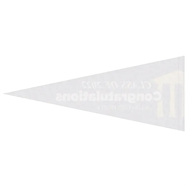 5" x 12" Custom Printed Felt Pennant
