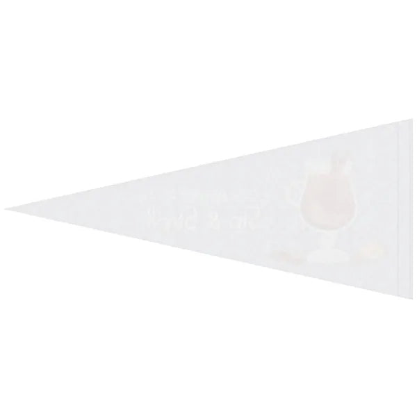 8" x 18" Custom Printed Felt Pennant