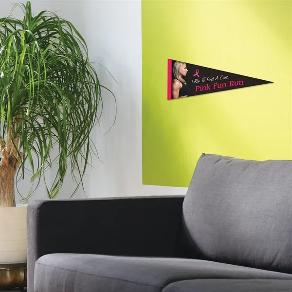 8" x 18" Custom Printed Felt Pennant