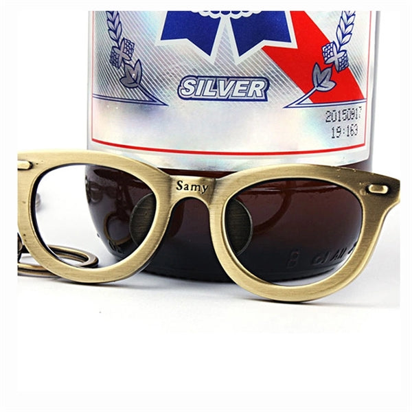 Glasses Shaped Metal Bottle Opener
