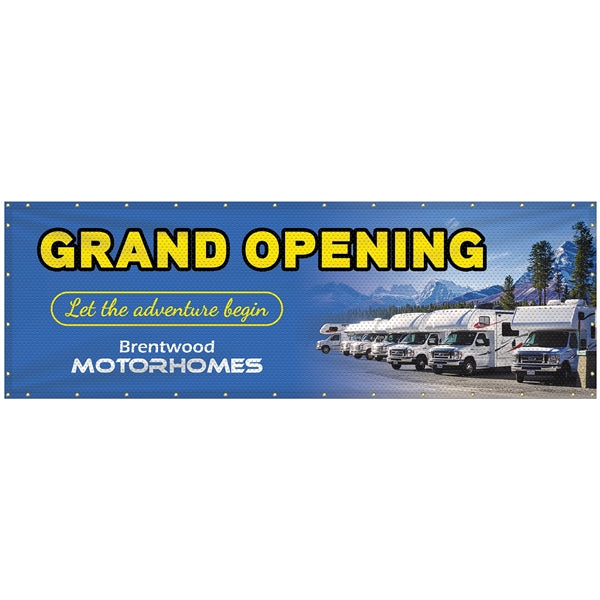 4' x 12' Polyester Mesh Banner