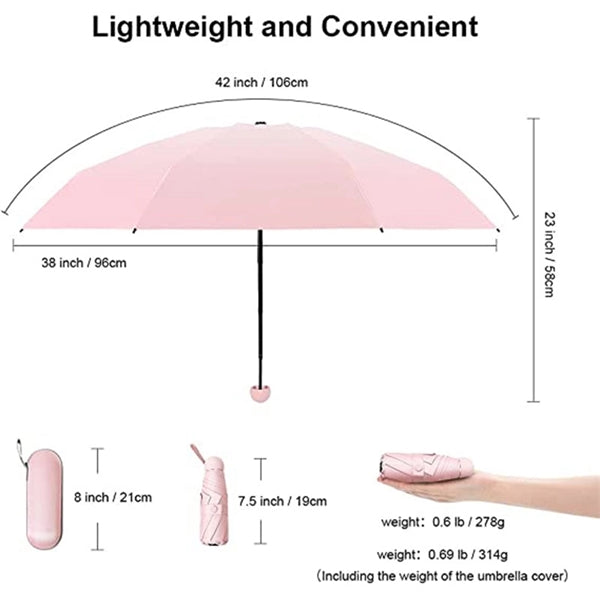 8 Ribs Mini Pocket Umbrella
