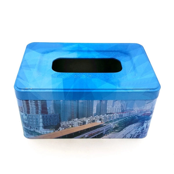 Rectangular Household Tin Tissue Boxes