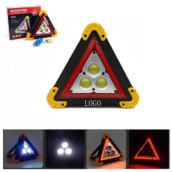 Auto Multi-function Triangle Emergency Warning Light