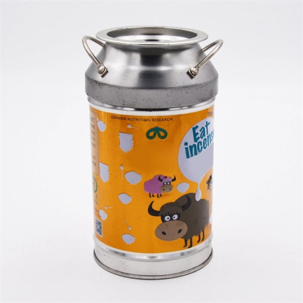 Milk Can Shaped Coin Tin Box