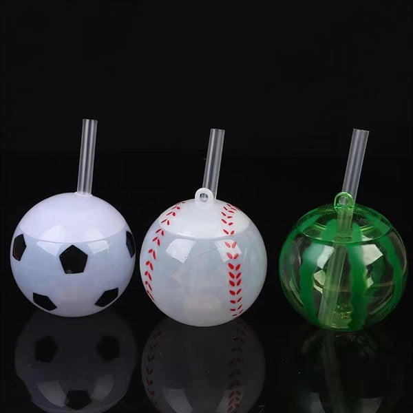 Colorful 20oz LED Ball Tumbler with Straw