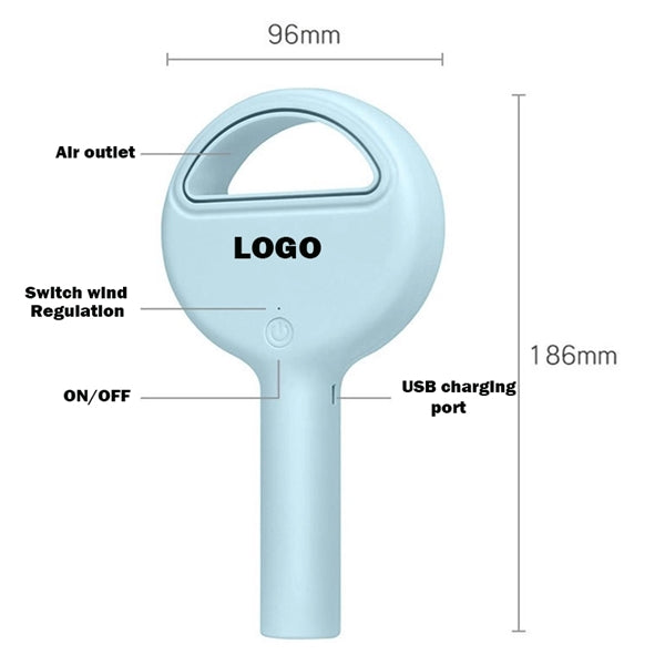 Portable Bladeless Handheld USB Fan