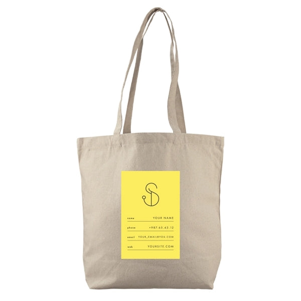 Natural 10oz Cotton Canvas Tote Bag